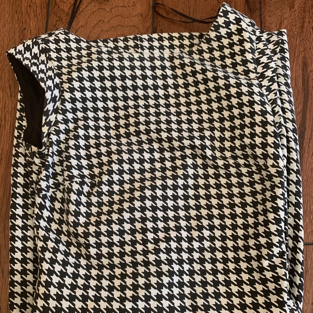 Zara houndstooth dress